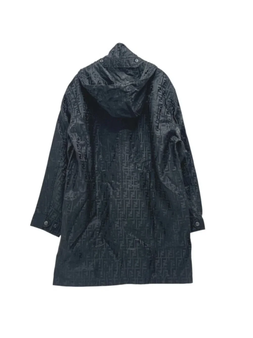 Fendi Jacket Zucchini Nylon Black